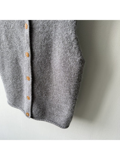 Crosa - Loose and Simple Classic Knit Vest for Women