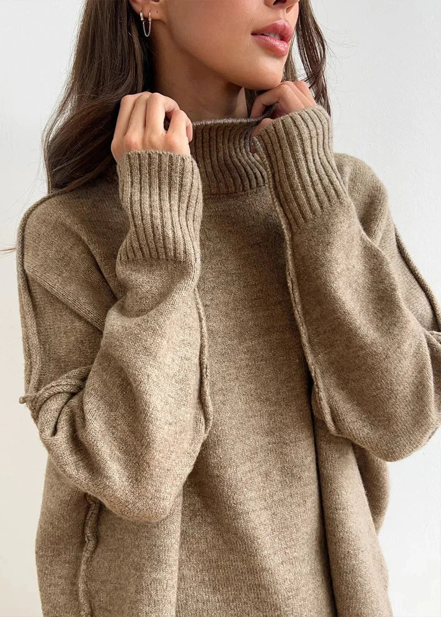 Oversized Knit Sweater and Pants Set in Soft Knit