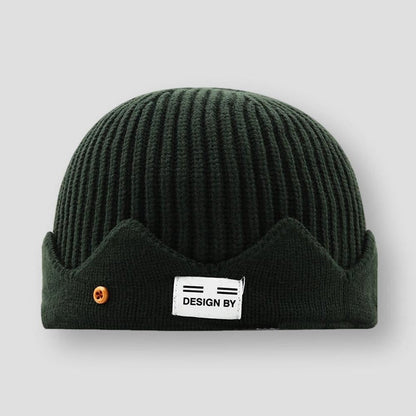 Saint Morris Zig-Zag Knitted Beanie