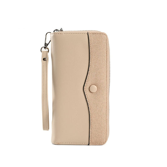 PU Leather Zipper Coin Purse Handbag Cell Phone Bag