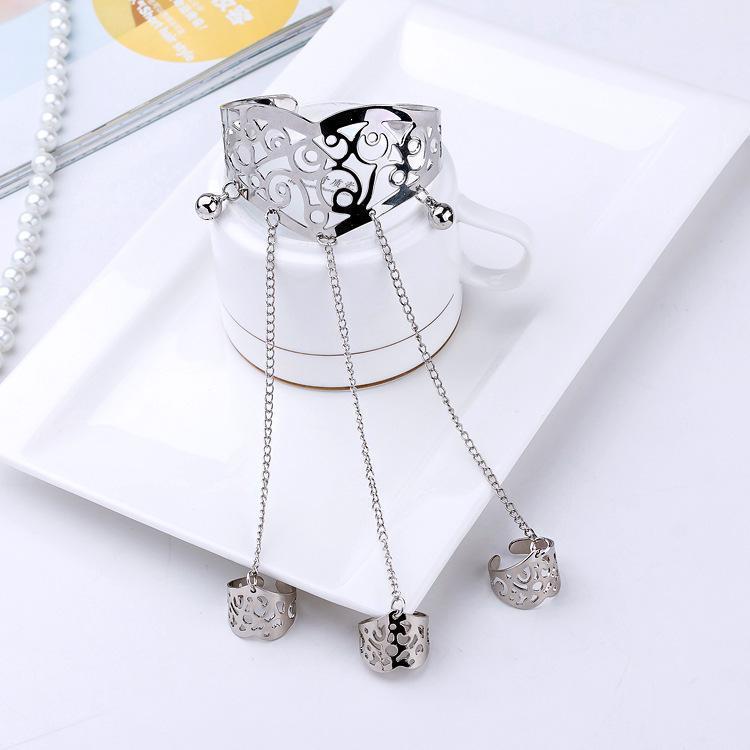 Bohemia Style Bracelet With Ring Wild Party