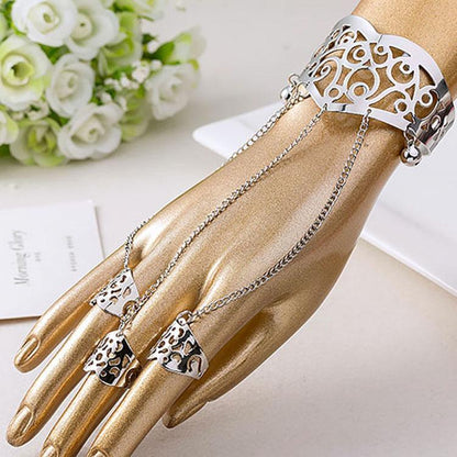 Bohemia Style Bracelet With Ring Wild Party