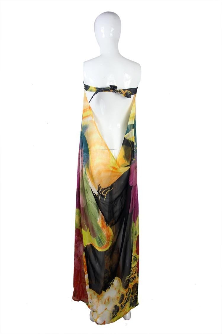 Hot Sexy Chiffon Strapless Backless Split Beach Bikini Cover Up