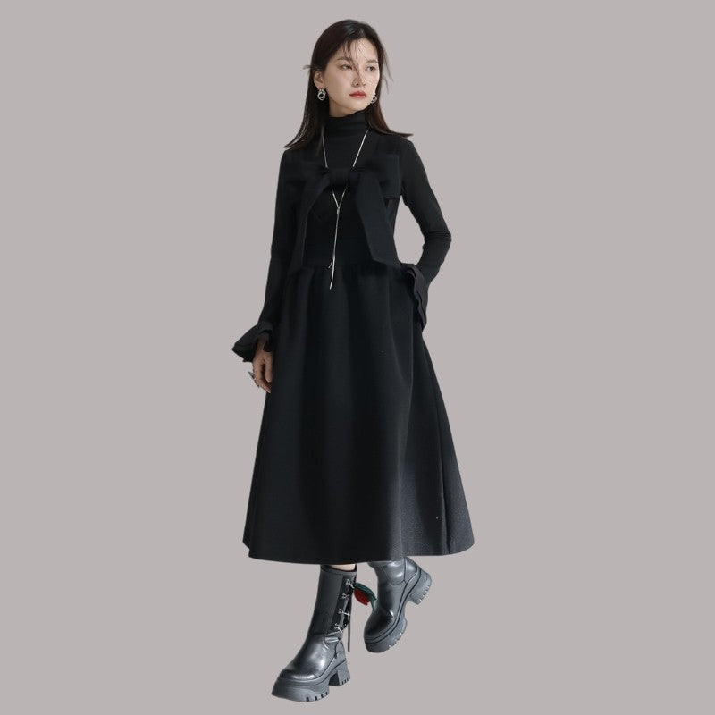 Bowknot Suspender Skirt