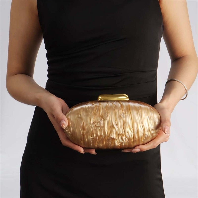 Fashion Acrylic Bullet Clutch