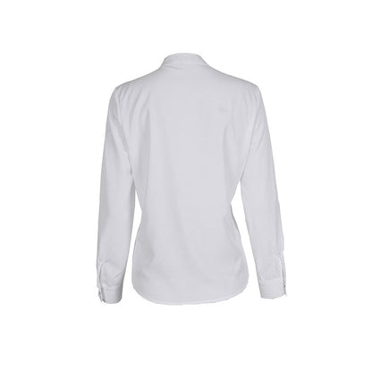 Long Sleeves Loose Solid Color V-Neck Blouses&Shirts Tops