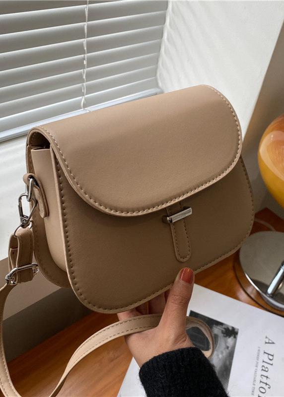 One Shoulder Bag Faux Leather Minimalist Style