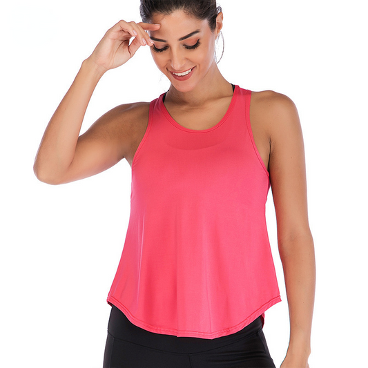 Sports Vest Split Mesh Breathable Yoga Clothing Fast Drying Moisture Absorption Yoga Vest For Women