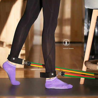 11-Piece Pull Rope Combination Pull Belt Tpe Home Fitness Equipment Multifunctional Pull Rope Grip