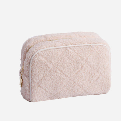 Fuzzy Plush Cute Mini Portable Makeup Bag