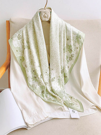 Flower Print Scarf