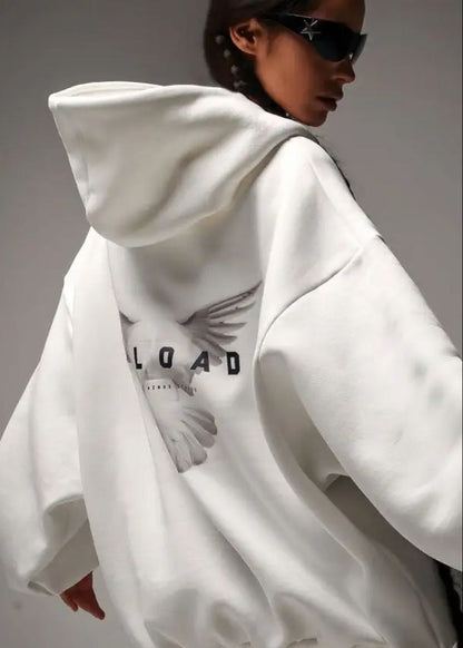 Oversized Hoodie Soft Fabric Bold Back Graphic