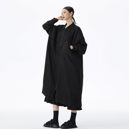 Relaxed-Fit Long Jacket