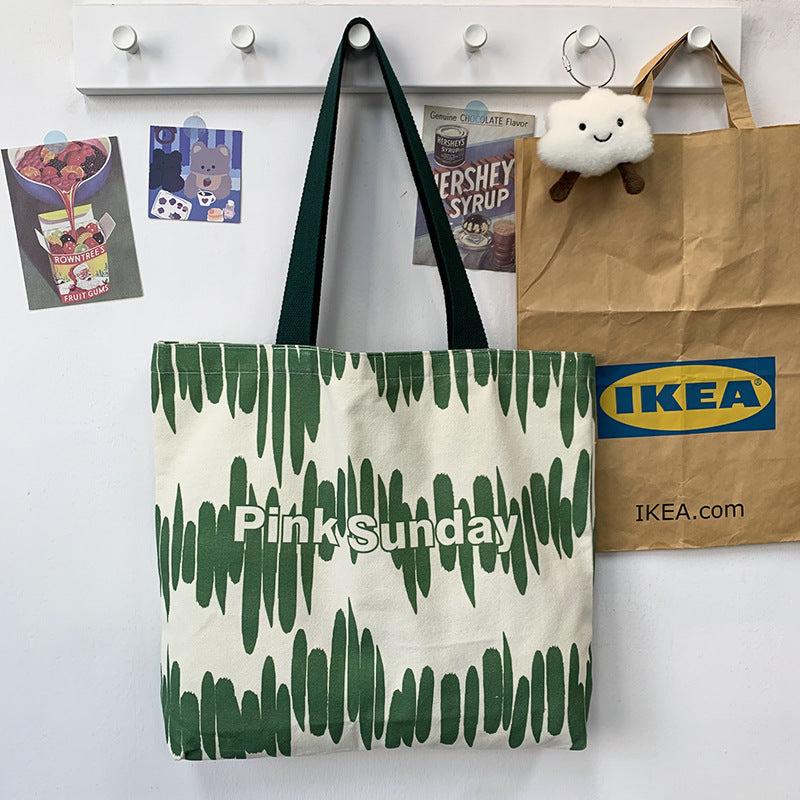 High Quality Niche Pattern Canvas Bag
