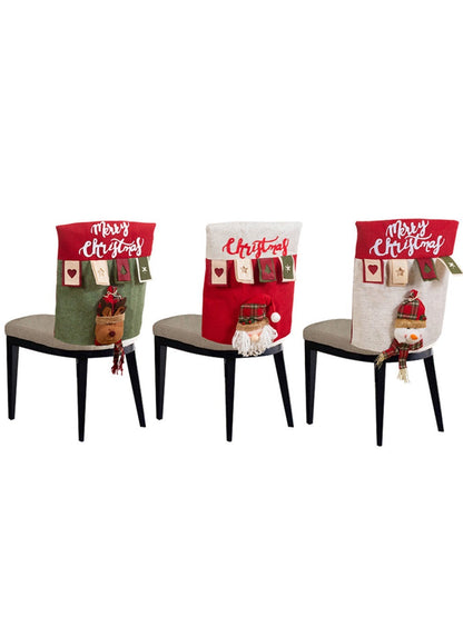Xris - Festive Christmas Decoration Chair Covers - Classic Character