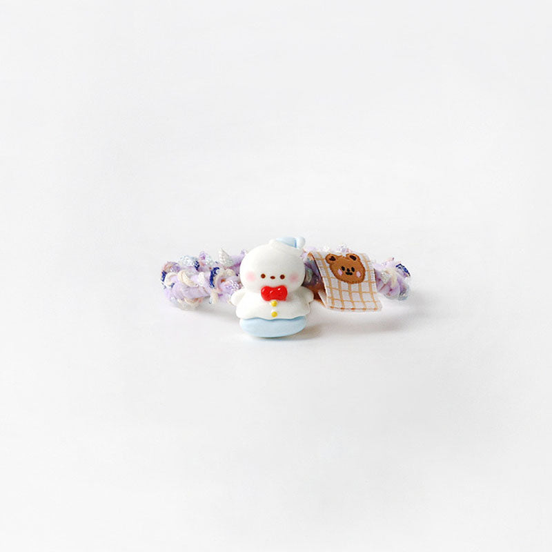 Sweet Santa Claus Christmas Elastic Hair Tie
