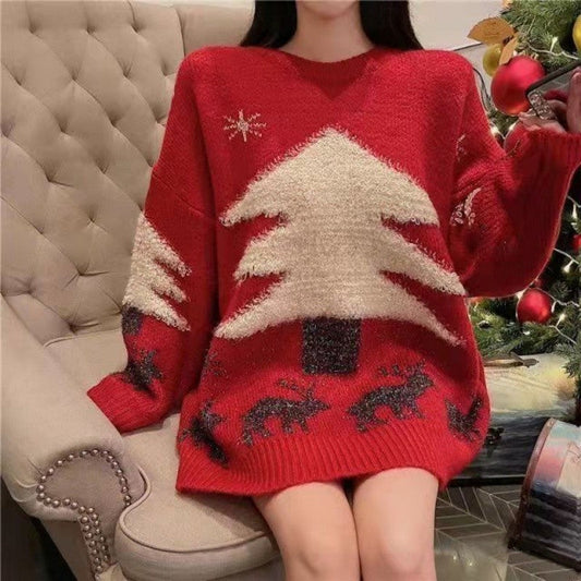Loose Jacquard Sweater