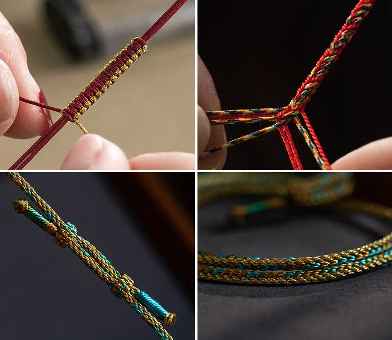 Hand-Woven Retro National Wind Adjustable Cotton Rope Necklace Rope