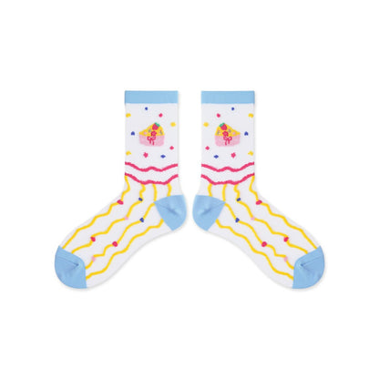 Rufia - Pastel Cartoon Socks - Breathable &amp; Soft