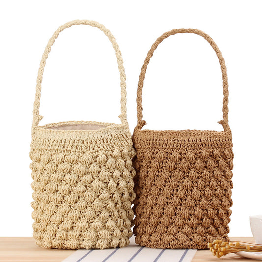 Crochet Market Bag Cute Bucket Bag