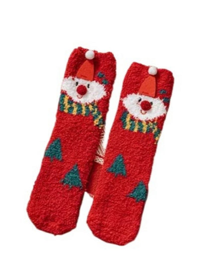 Rufia - Christmas Vibe Thickened Mid-calf Socks – 6 Options