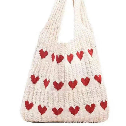 Crochet Tote Bag Small Fresh Simple Fashion Knitted Bag