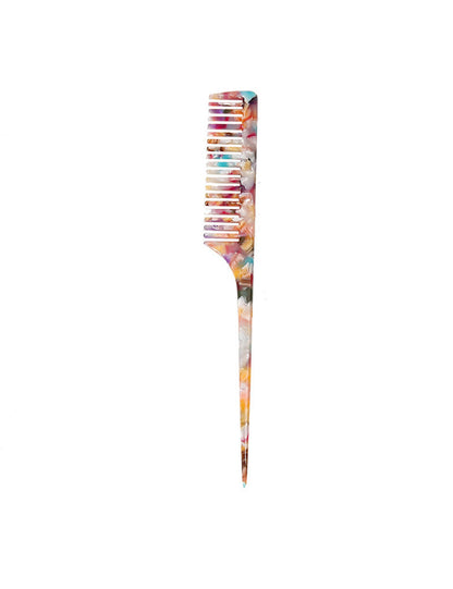 Simple Marble Acetate Sectioning Hair Comb