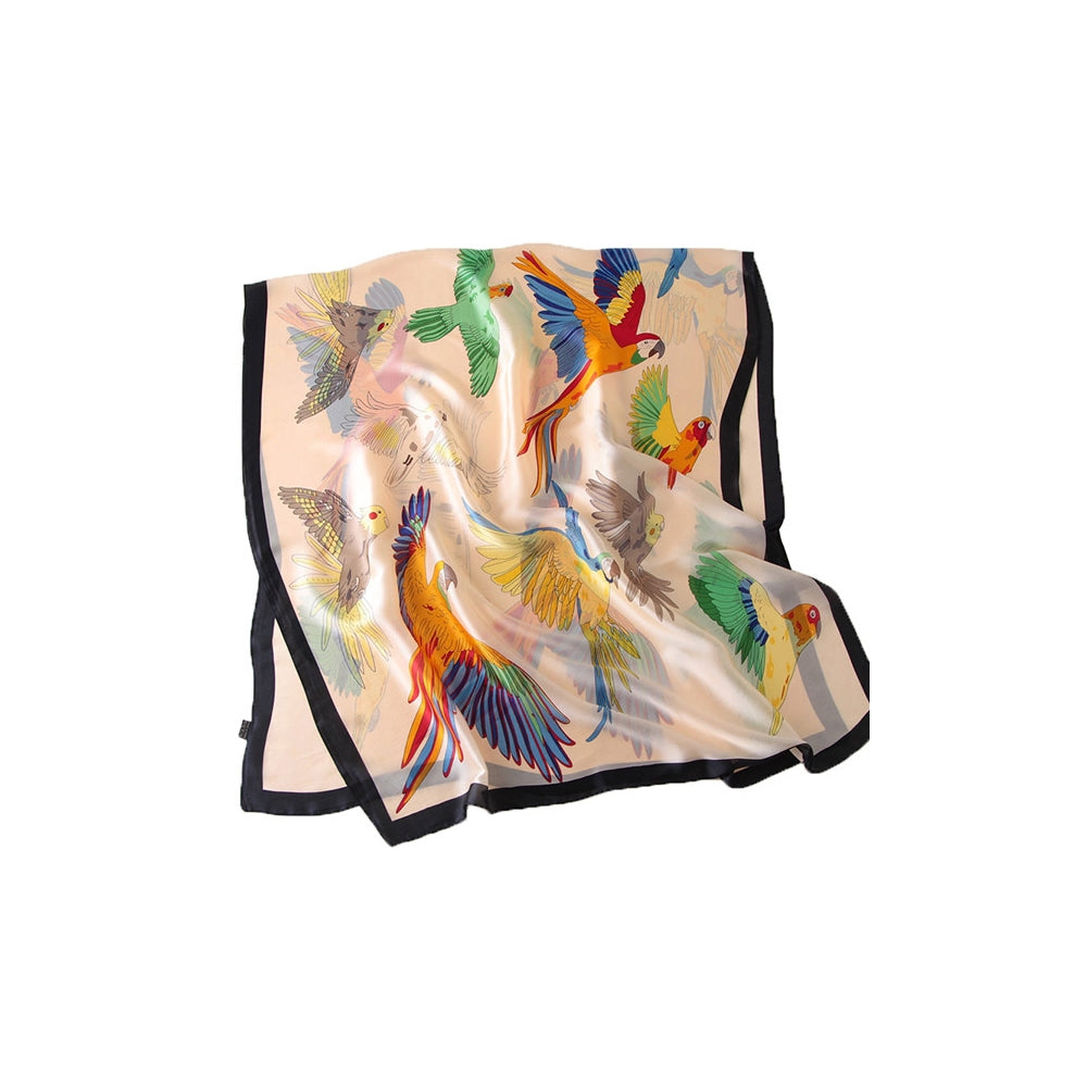 Original Floral Parrot Printed Shawl&Scarf