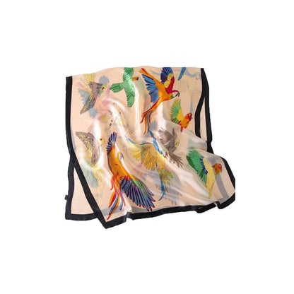 Original Floral Parrot Printed Shawl&Scarf