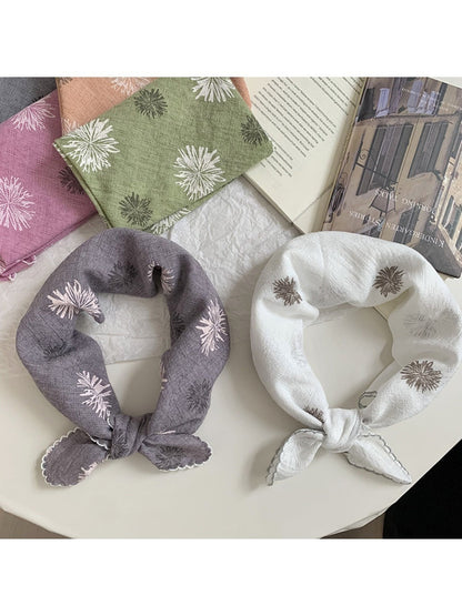Scarvii - Bohemian Scarf with Dandelion Patterns