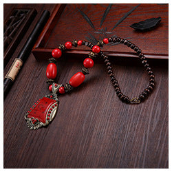 Tibetan Ethnic Style Retro Bohemian Necklace Pendant Beads With Jewelry