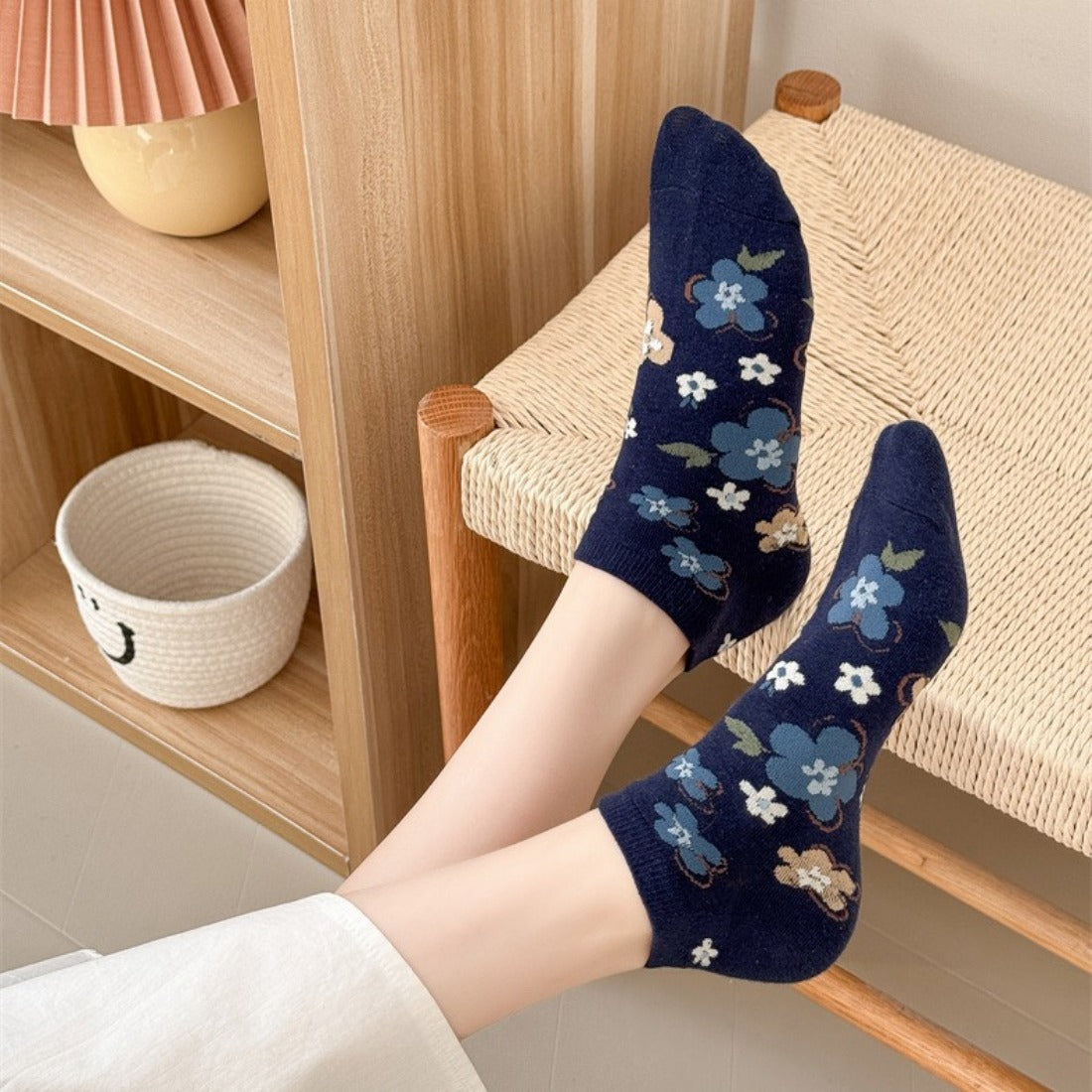 Rufia - Cute Floral Ankle Socks