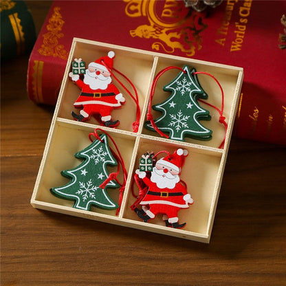 Cartoon Pendant With Wooden Box Packaging