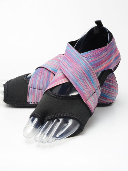 Professional Training Gymnastics Dance Anti Slip Glue Point Leakage Toe Elastic Skin Socks