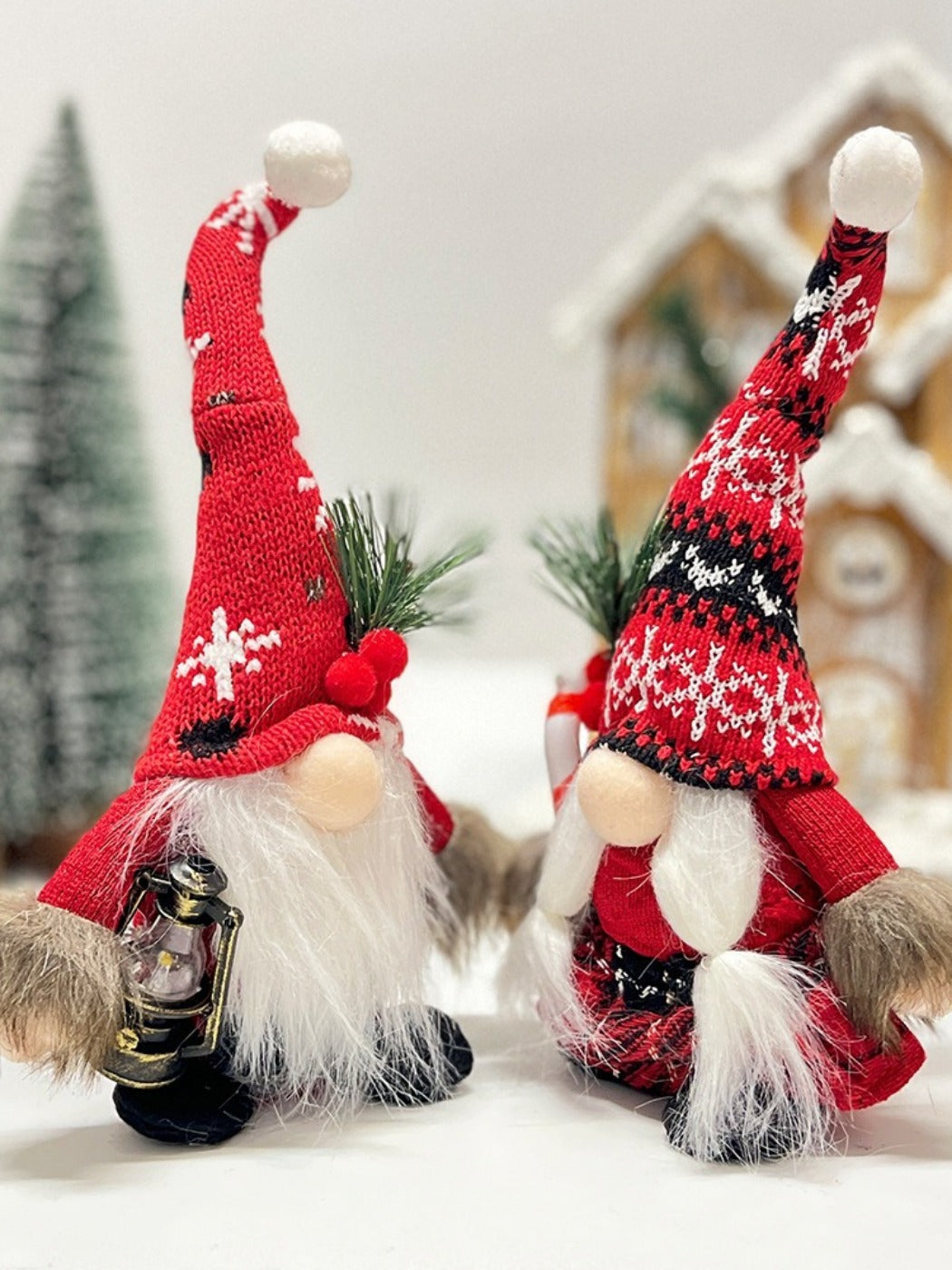 Xris - Christmas Decoration Santa Claus Doll Ornament
