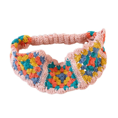 Haila - Floral Colorful Knit Headband - Cute &amp; Stylish