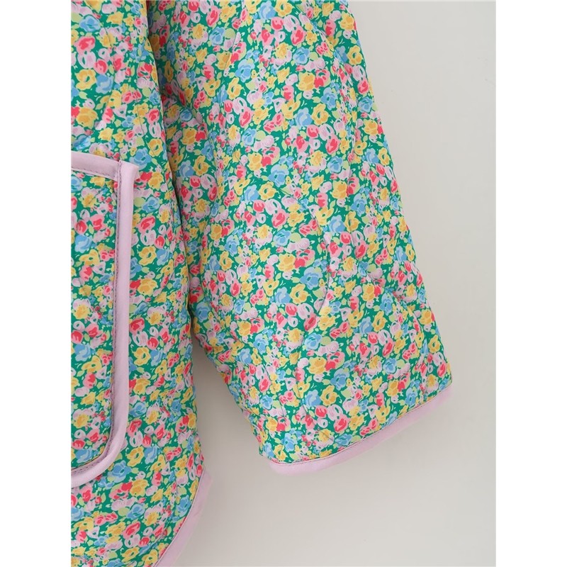 Reversible Floral Cotton Coat