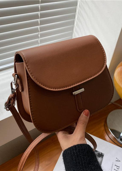 One Shoulder Bag Faux Leather Minimalist Style