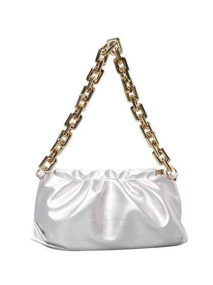 Chains Pleated Split-Joint Bags Handbags