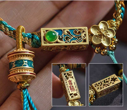 Hand-Woven Retro National Wind Adjustable Cotton Rope Necklace Rope