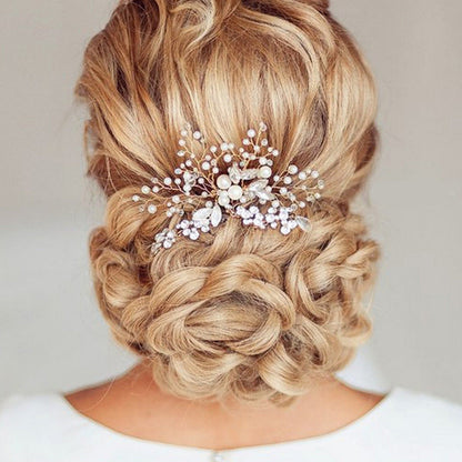 Pearl Bridal Hair Comb Hair Accessory for Weddings