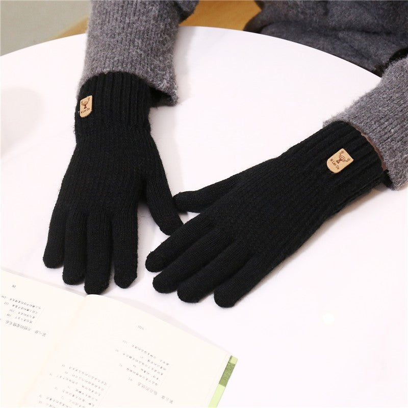 Men's Fleece Touchscreen Knit Gloves