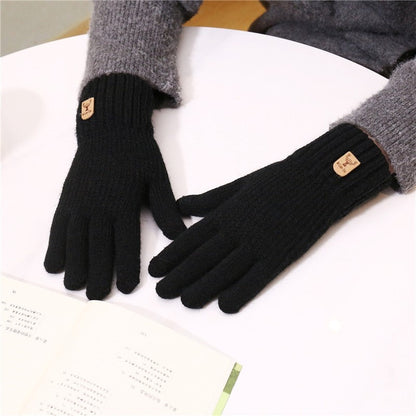 Men's Fleece Touchscreen Knit Gloves