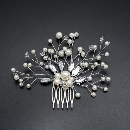 Pearl Bridal Hair Comb Hair Accessory for Weddings
