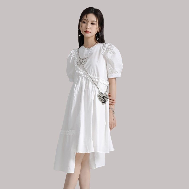 Puffed Sleeve Dress