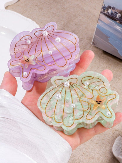 Clio - Ocean Seashell-Shaped Hair Clips