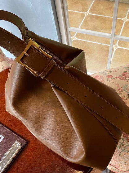 Casual Solid Color PU Tote Bags Accessories