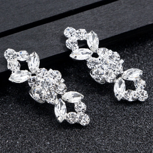 Fashion Rhinestone Shoe Clips Decorative Shoe Charms