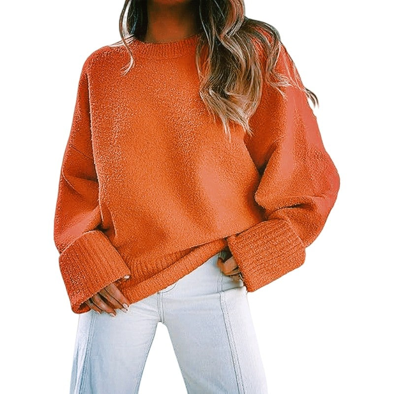 Loose Solid Sweater