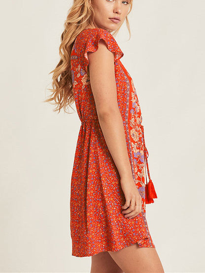 Tunics For Women'S Tunic  Beach New Summer Print Swimsuit Beach Dress